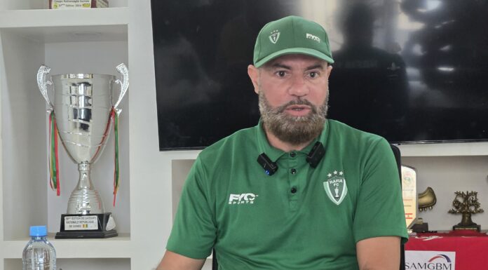 Avant Horoya – Hafia, Adjali insiste sur le respect du jeu.