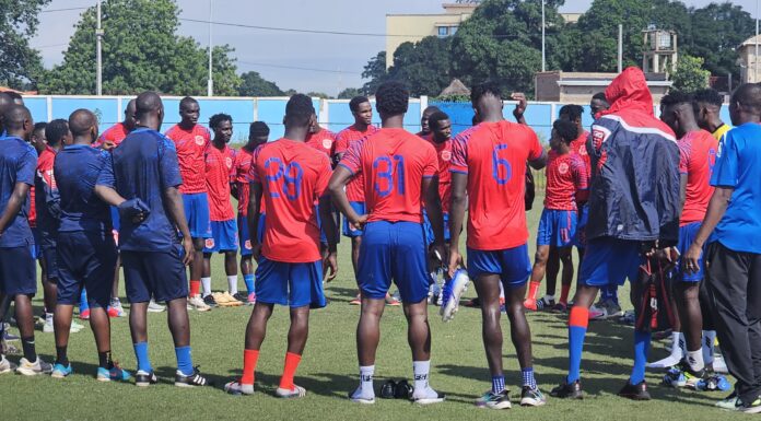 WEST AFRICA CHAMPIONS CUP : le horoya AC effectue sa première séance d’entraînement