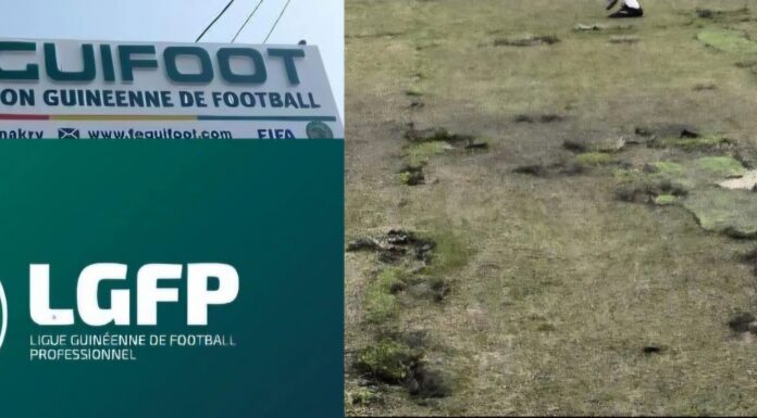 Ligue 1 et 2 guinéennes : des stades en ruine, combien de blessures faudra-t-il encore avant d’agir ?